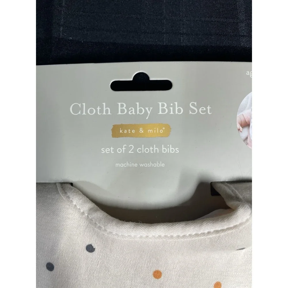 Baby bibs - First Halloween - Set of 2 - Kate & Milo - NWT